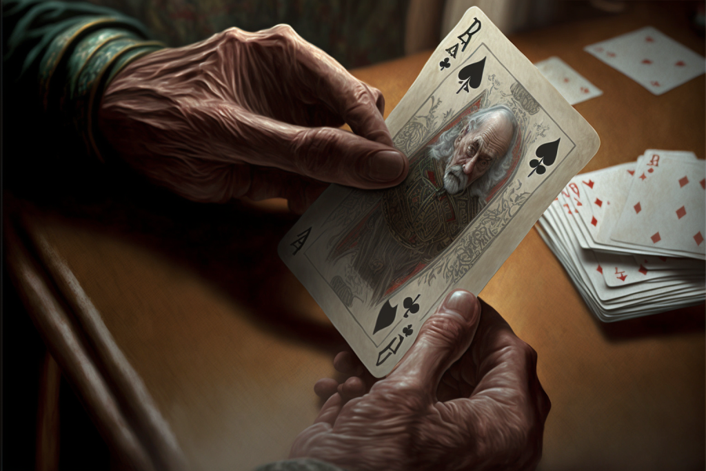 spades card in hand